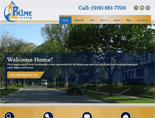 Tablet Screenshot of primeonerealestate.com